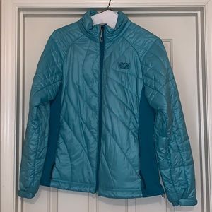 Teal Mountain Hardware micro puff jacket